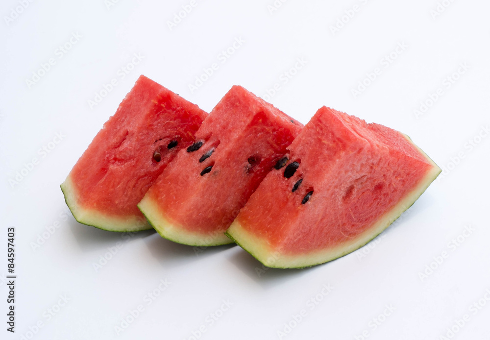 Watermelon Slice On White Background Watermelon Slice On White Background
