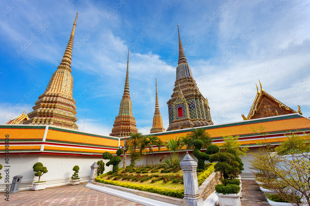 Wat Pho (Pho Temple)  in Bangkok, Thailand