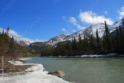 Wild mountain stream in Alaska photo