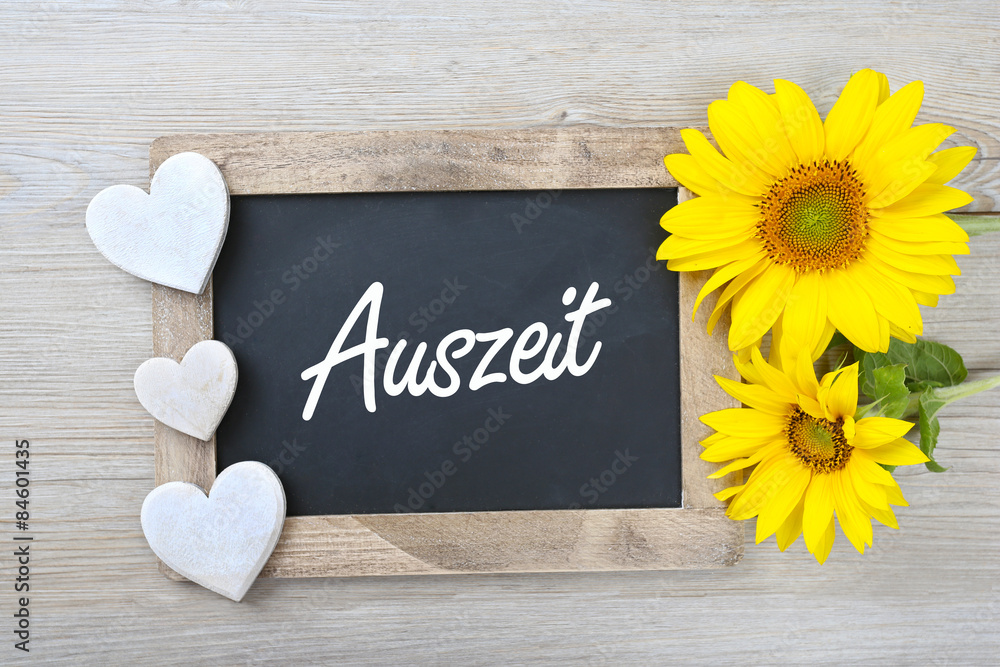 Naklejka premium Auszeit