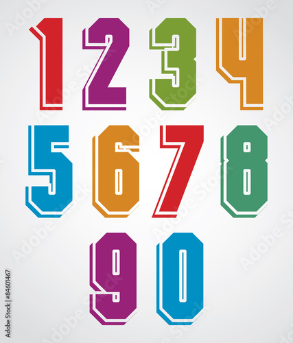 Colorful decorative geometr...
