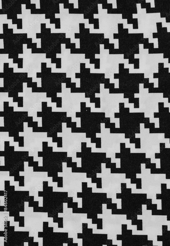 Black and white fabric pattern Black and white fabric pattern