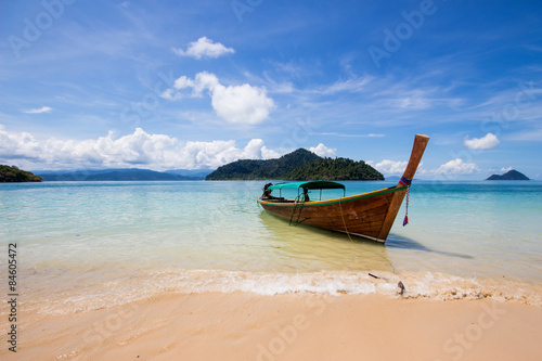 sea beach blue sky at Ranong, Thailand © NewSaetiew