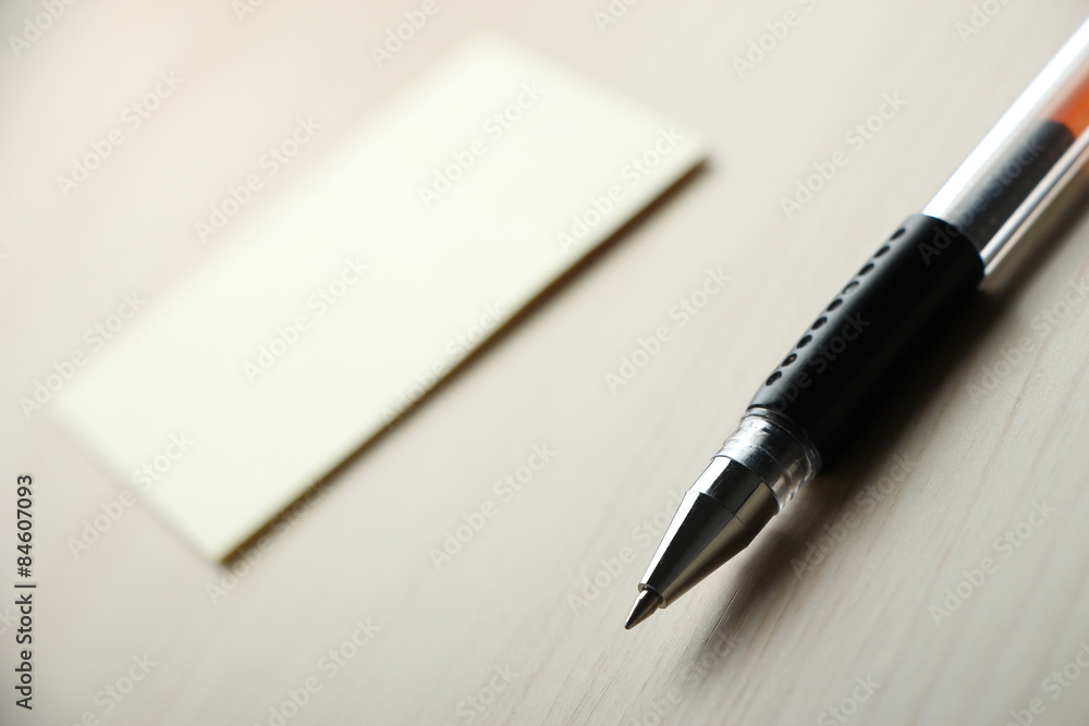 Sticky and ball pen Sticky and ball pen