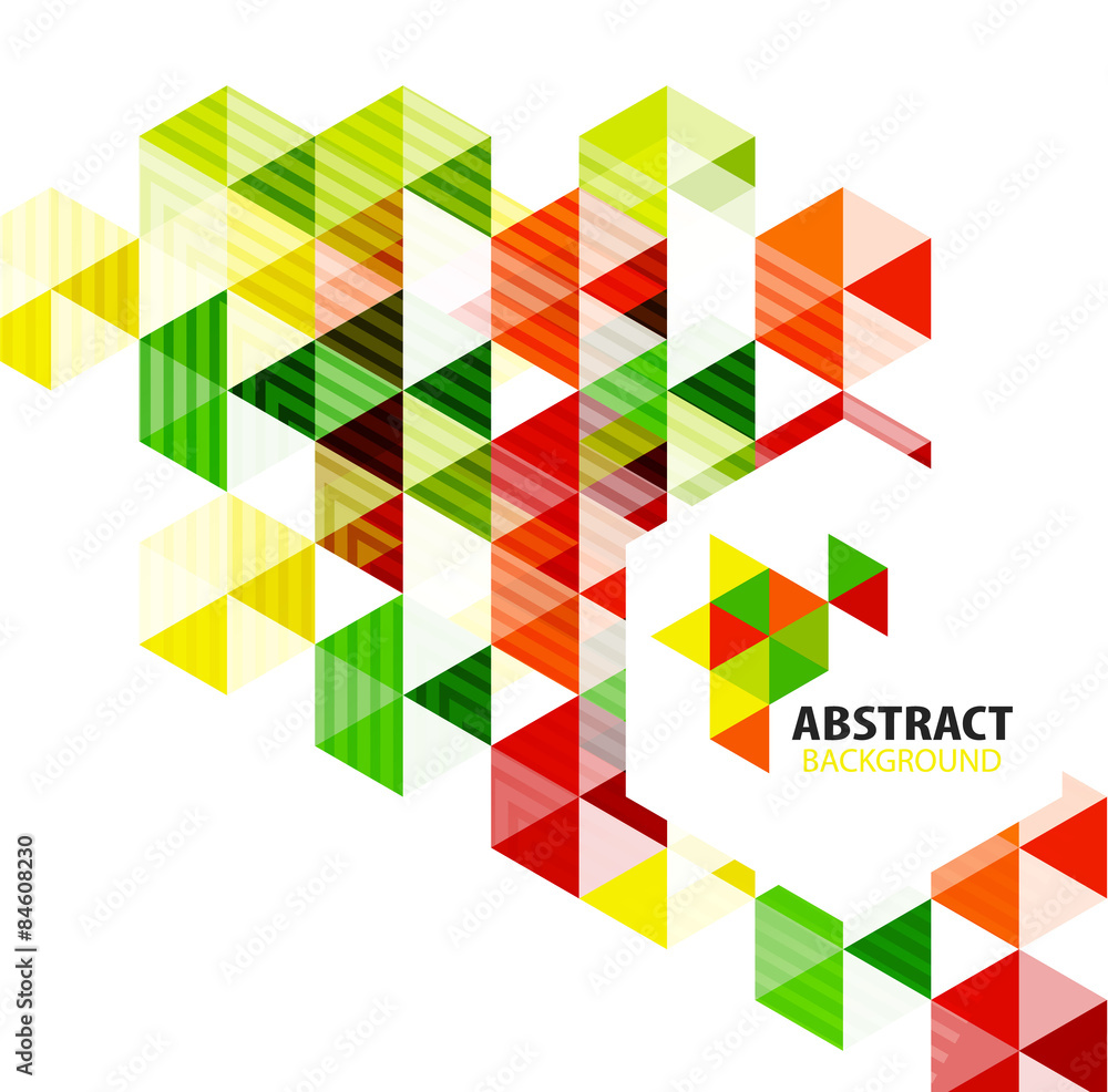 Geometric abstract polygonal background Geometric abstract polygonal background
