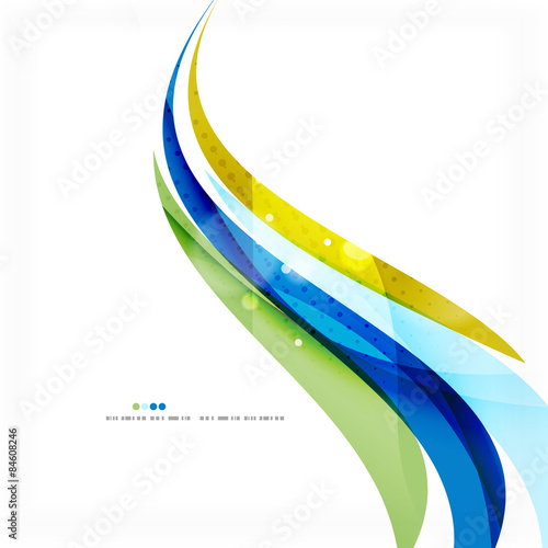 Green and blue light air lines