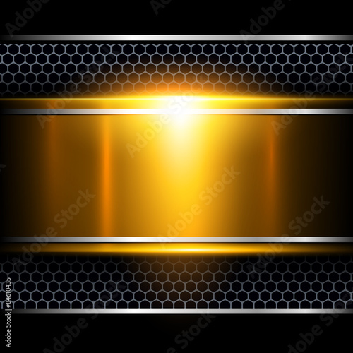 Background abstract gold metallic