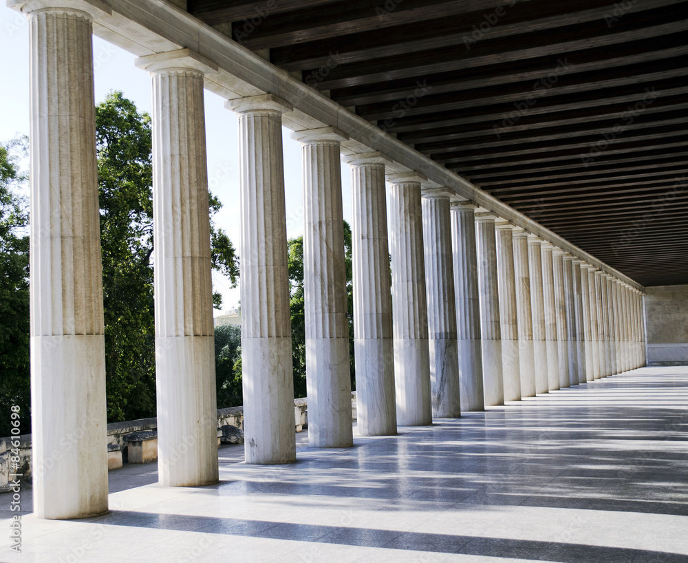 Fototapeta premium ancient columns in Athens Greece