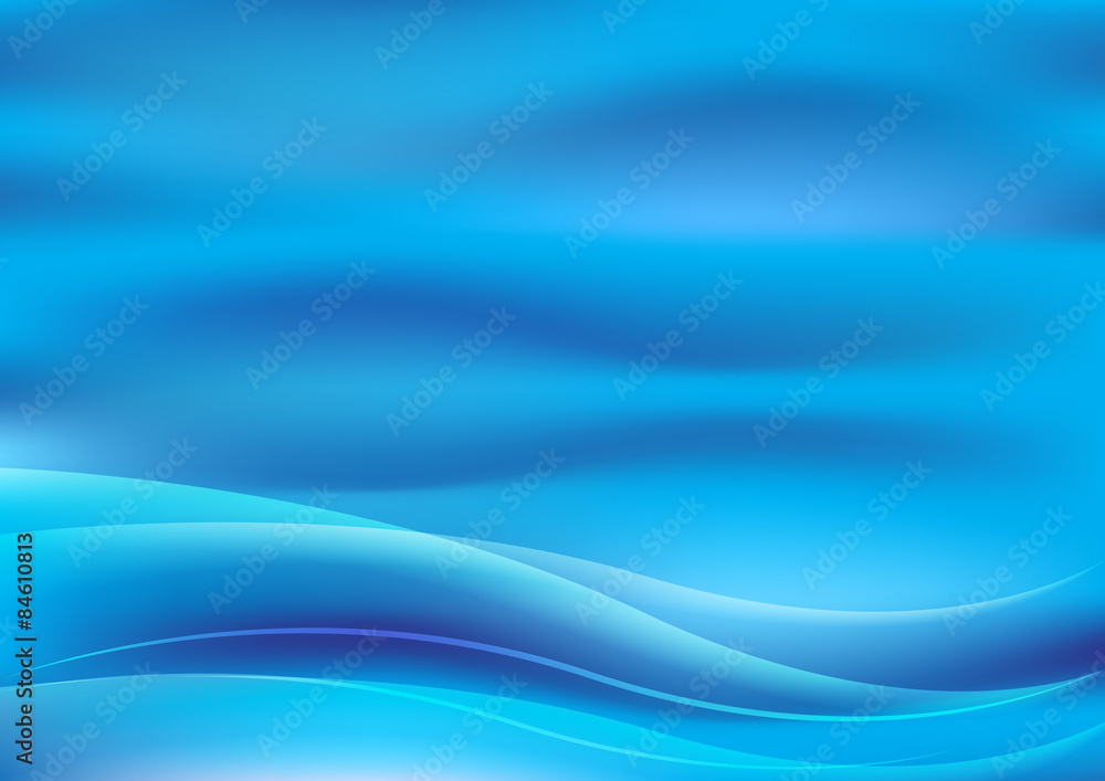 Abstract water background, vector wave illustration Abstract water background, vector wave illustration