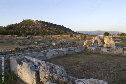 ancient city in Eretria Greece