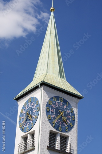 evangelisch reformierter Kirchturm Rüschlikon photo