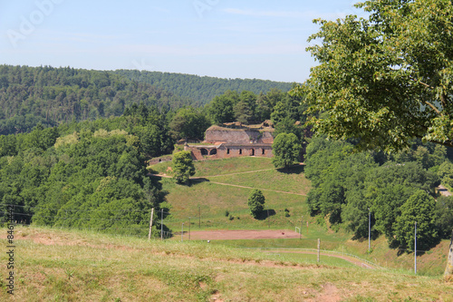 Obraz na płótnie Vue panoramique sur la ville de Bitche Lorraine France w salonie