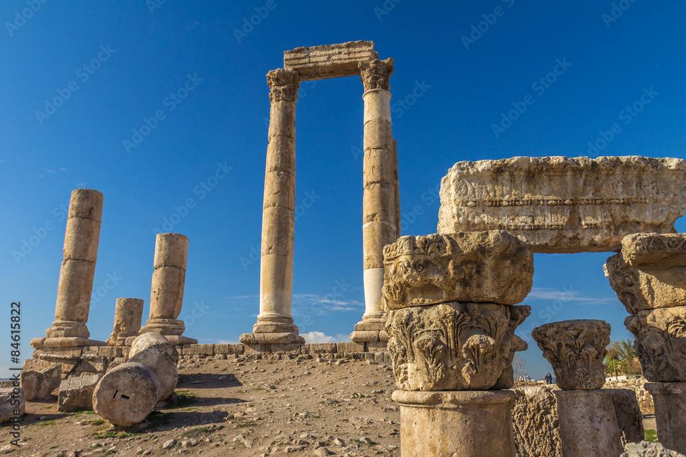 Hercules Temple in Amman Jordan