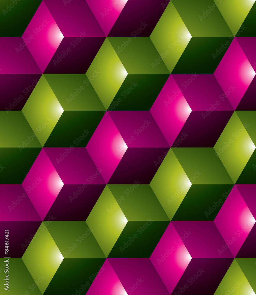 Futuristic continuous multicolored pattern, illusive motif abstr Futuristic continuous multicolored pattern, illusive motif abstr