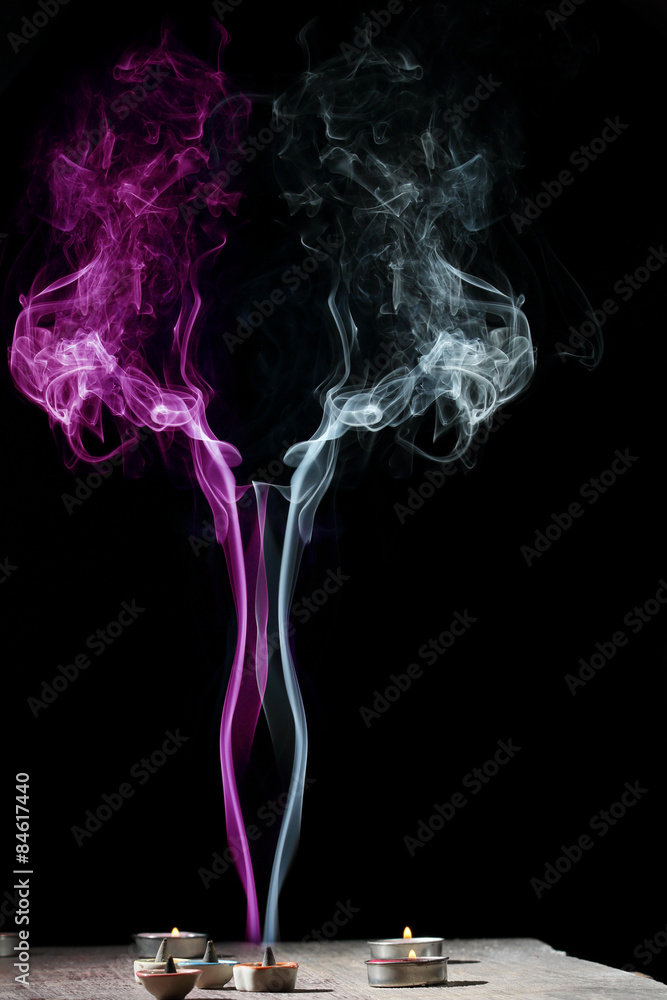 Abstract smoke , black background. Abstract smoke , black background.