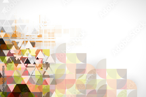 Abstract new progressive technology for business solutoin