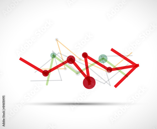 Abstract new progressive technology for business solutoin