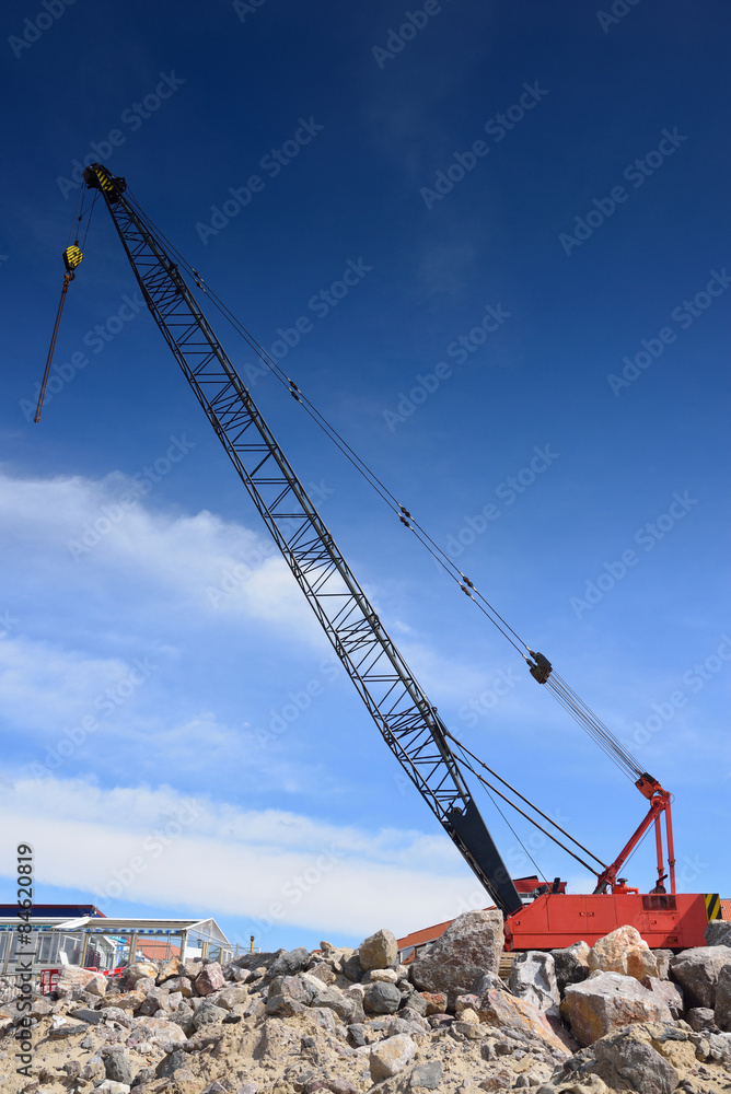 digue en reconstruction, digue en reconstruction,