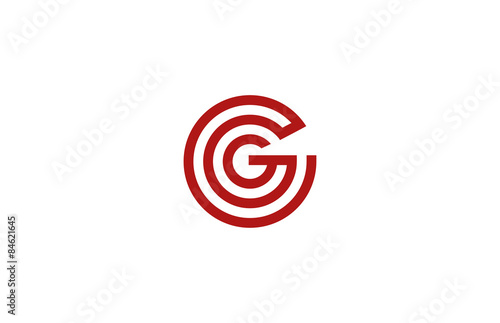 Letter G Logo vector alphabet design element template. ABC conce