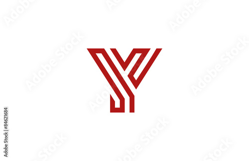 Letter Y Logo vector alphabet design element template. ABC conce