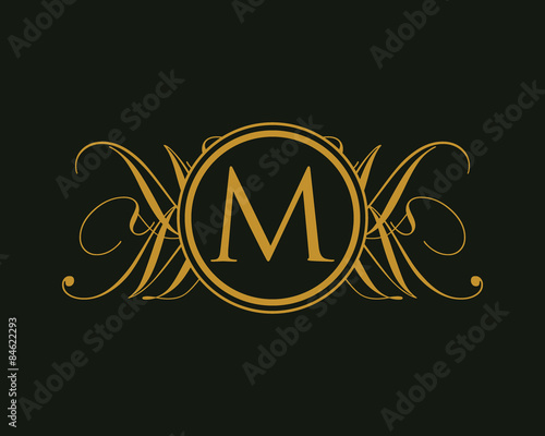 Luxurious Royal Elegant Logo M