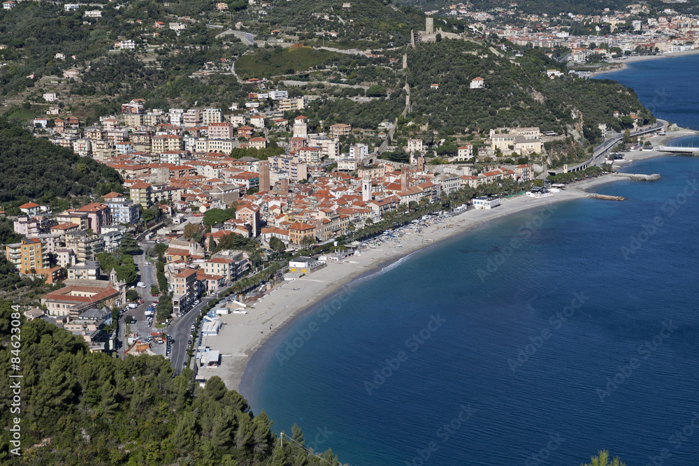 Fototapeta premium typical mediterranean village in Italy