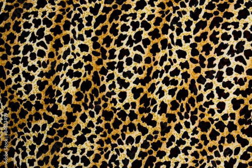 texture of print fabric stripes leopard for background