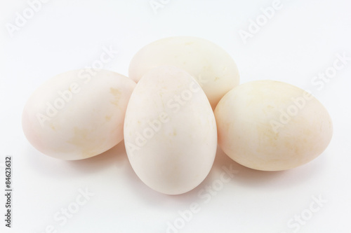 Clean egg for health with isolate background.