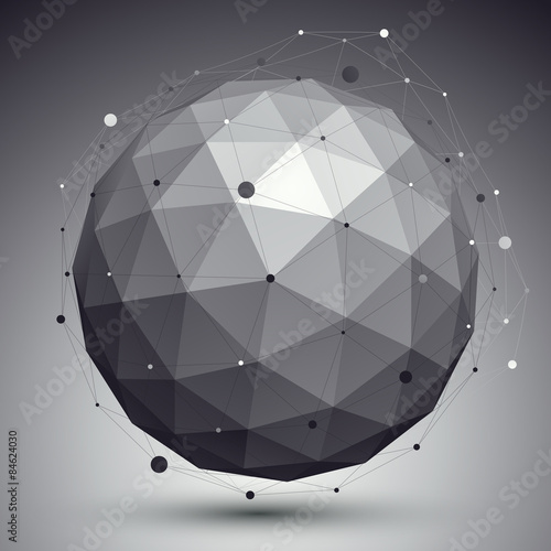 Modern digital technology style, abstract unusual background, ve