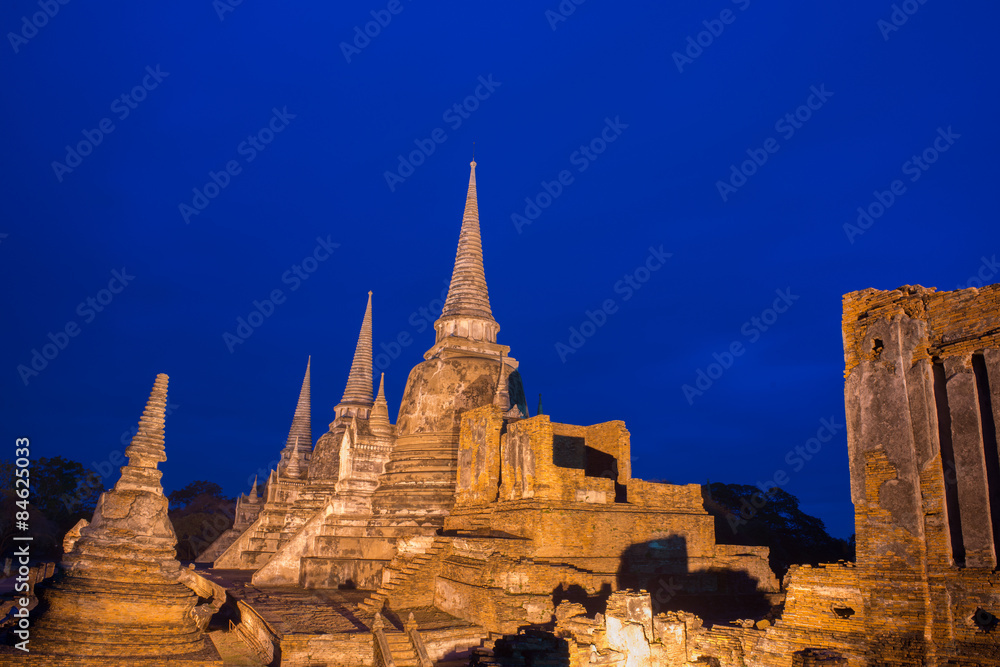 Wat Phra si sanphet at Ayutthaya, Thailand