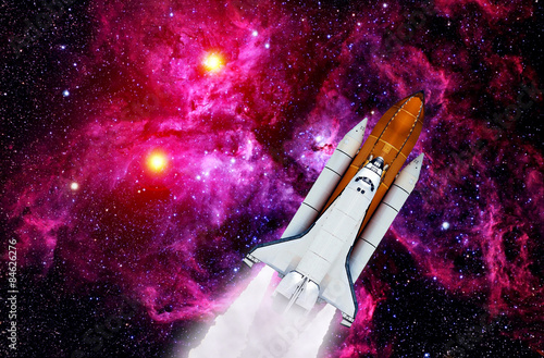 Space Shuttle Rocket Launch