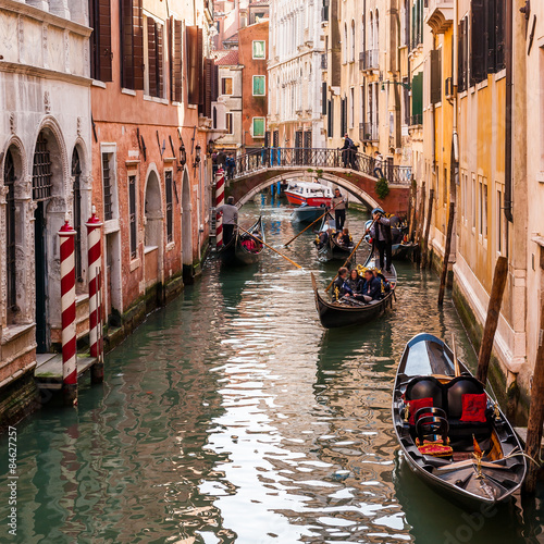 Gondoles à Venise