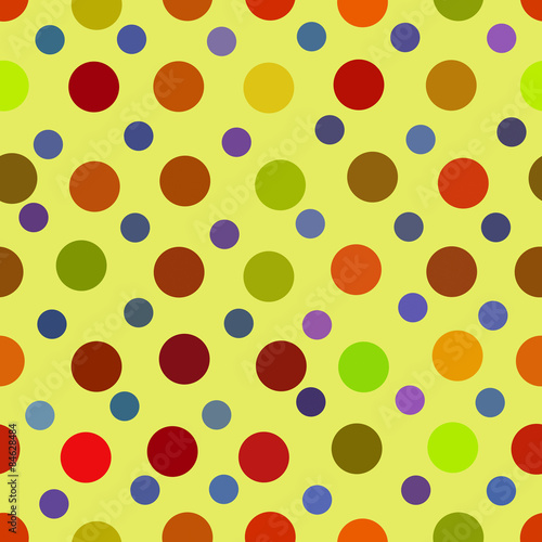 Art color dots generated seamless texture