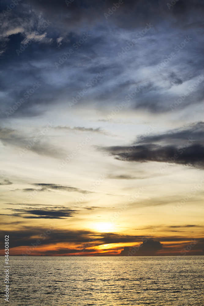 Obraz premium Sunset over Andaman Sea