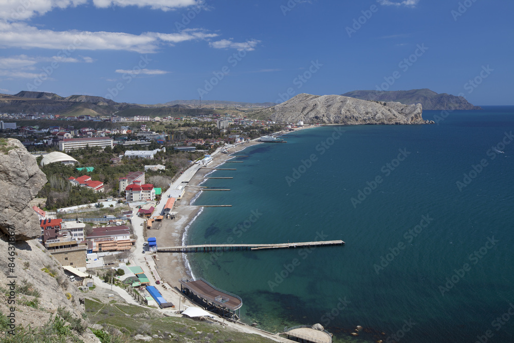 Sea coast of Crimea