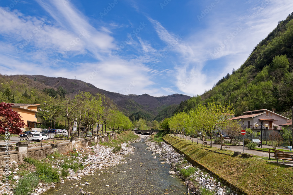 Spring at Equi Terme, thermal spring village in Lunigiana, Italy Stock  Photo | Adobe Stock