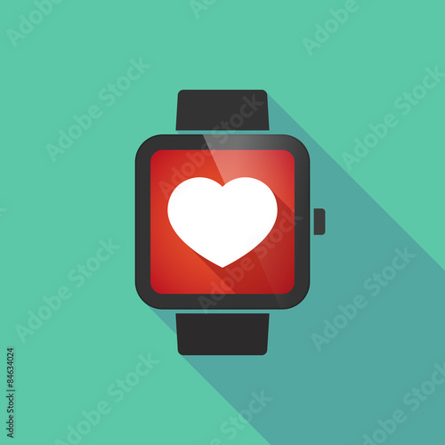 Smart watch with a heart