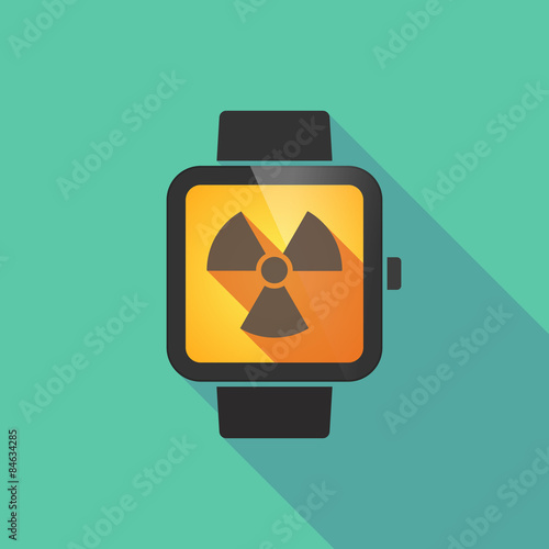 Smart watch with a radio activity ign