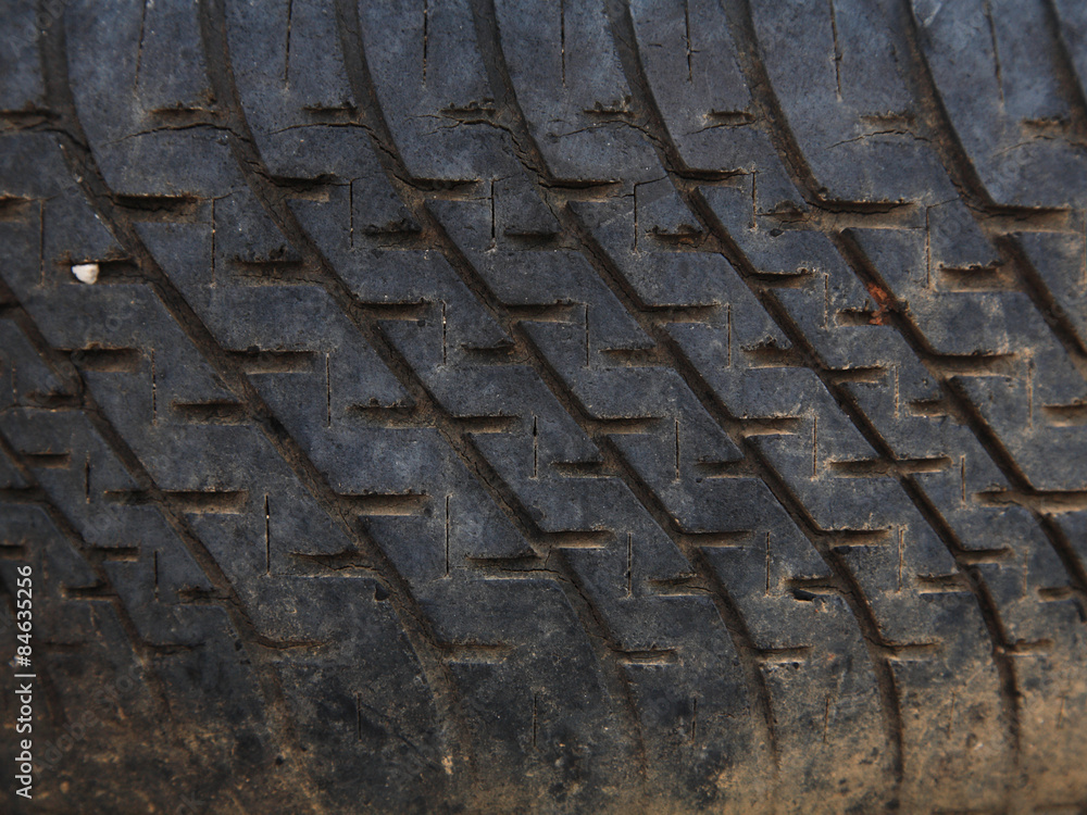 Background texture of used car tire Background texture of used car tire