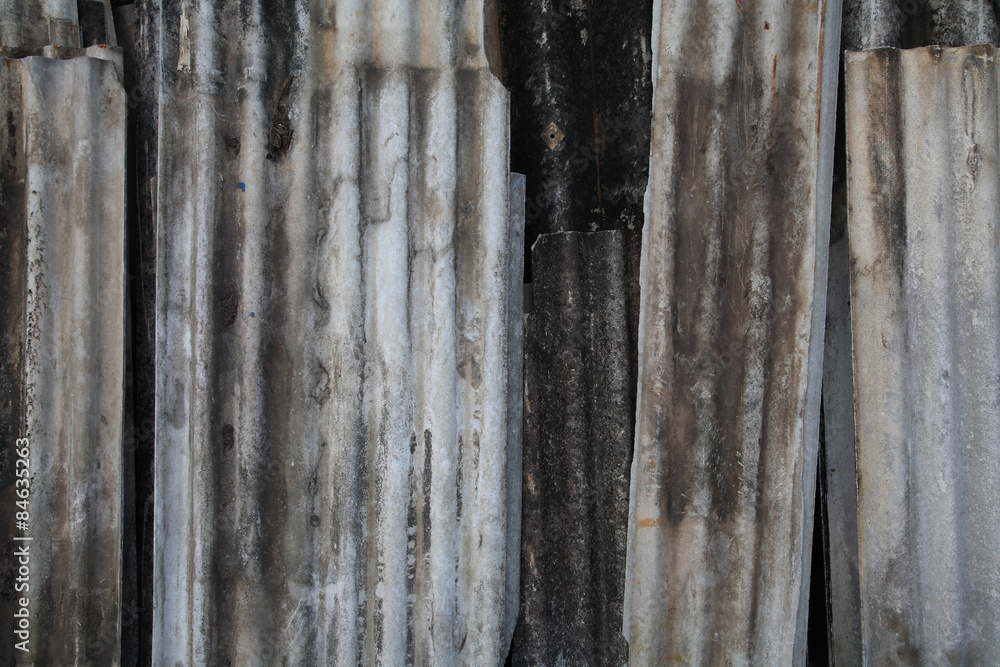 Fototapeta premium Old galvanized iron roof