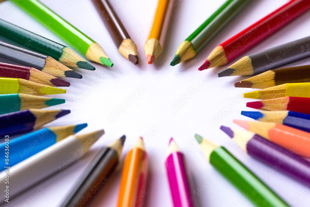 Fototapeta premium color pencils