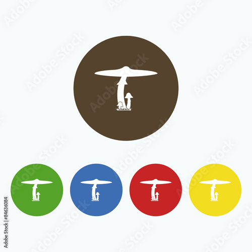 Simple icon fungus.
