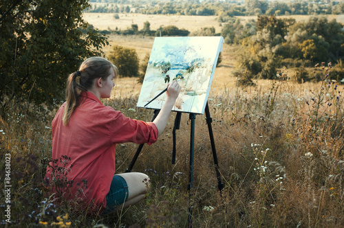 Artist on the plain air