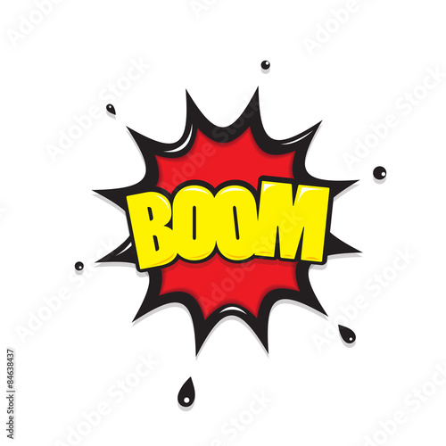 boom  icon comic 