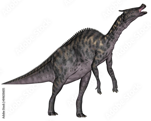 Saurolophus dinosaur - 3D render photo