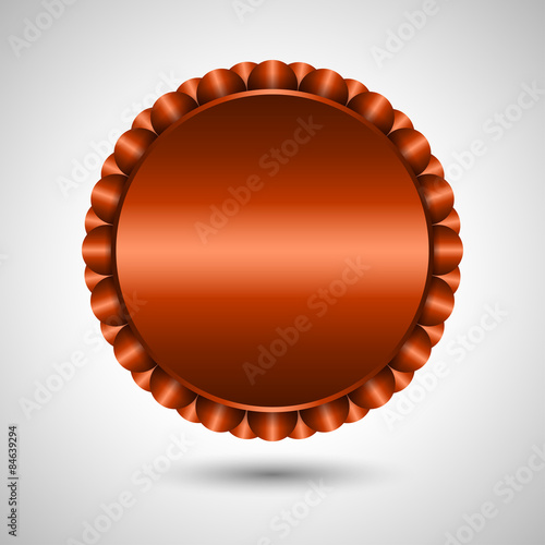 Abstract scale frame or button. Editable vector. Eps 10