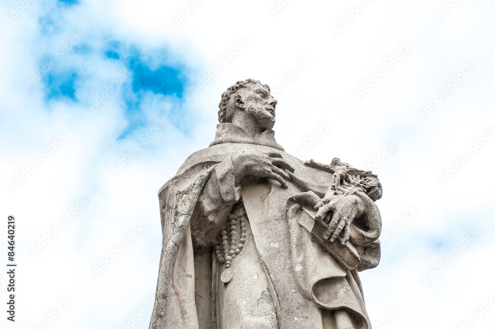 Obraz premium statue of philippus benitius