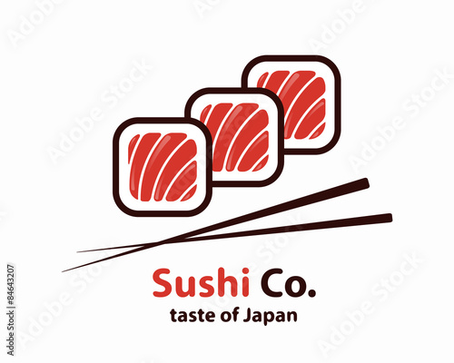 Vector sushi logo or icon 
