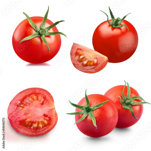 Tomato, fresh, clipping.