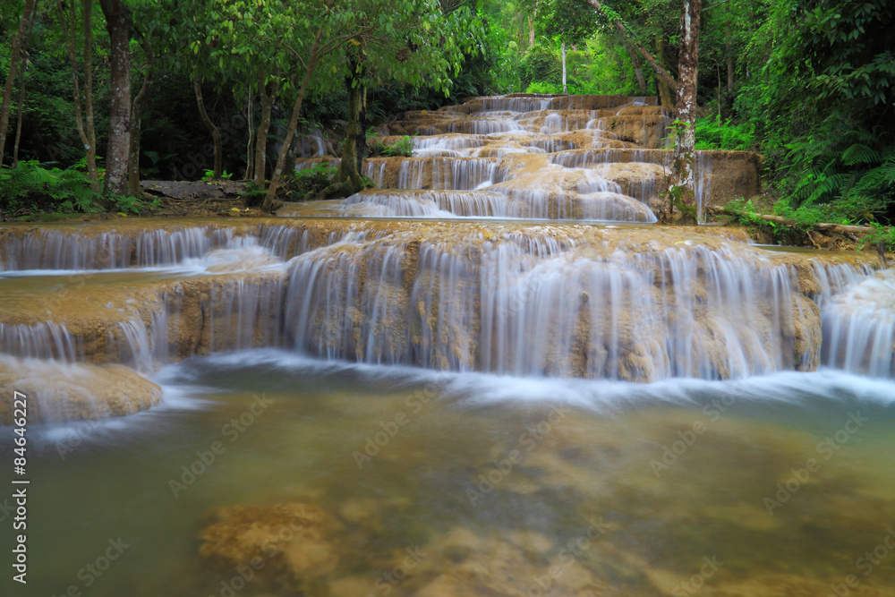 Waterfall in Thamphatai National Park , Thailand
